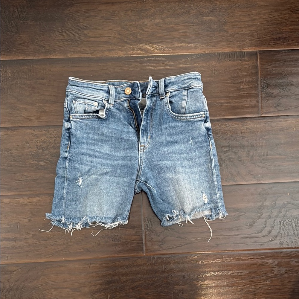 Denim Distressed Women Shorts